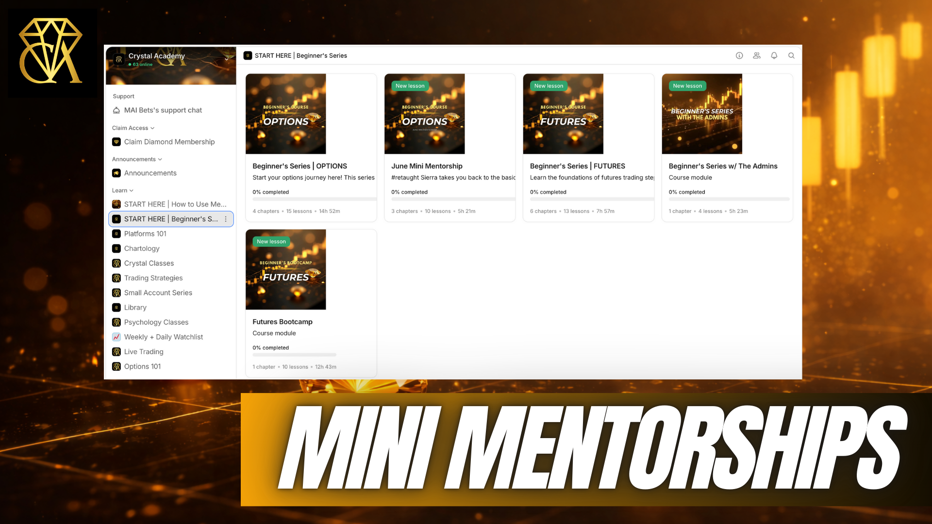 Mini Mentorships - Crystal Academy Trades